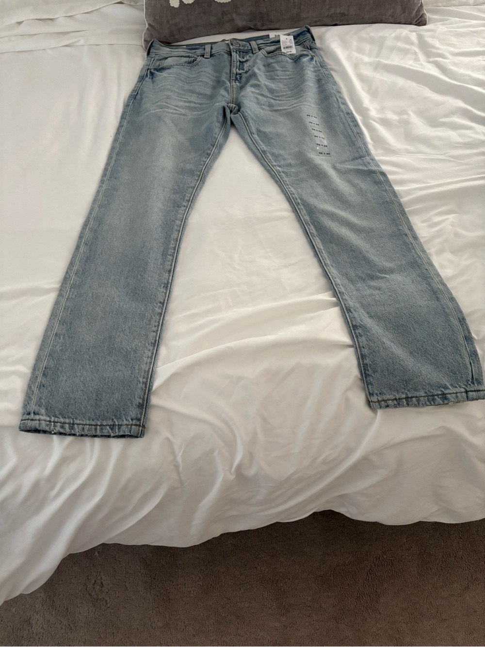PacSun Light Blue Straight-Leg Jeans